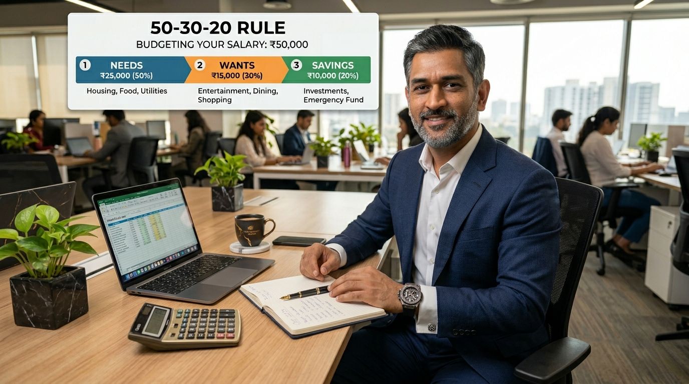 50 30 20 budget rule India overview for salaried employees