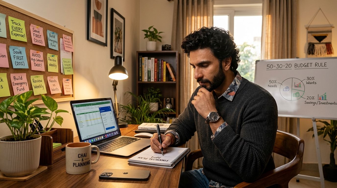 how to budget salary India tips for 50 30 20 rule salaried employee