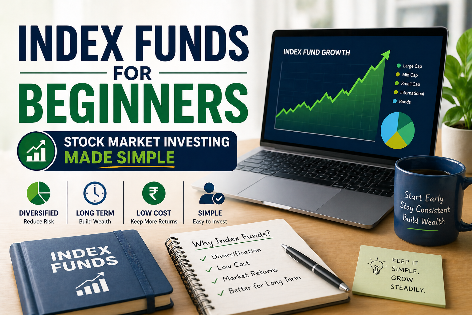 Index funds for beginners — stock market investing made simple
